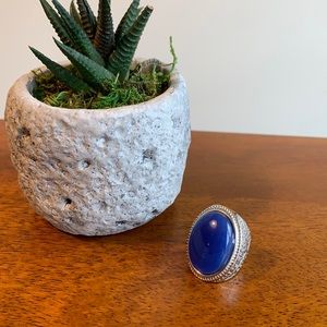 Blue statement ring ✨